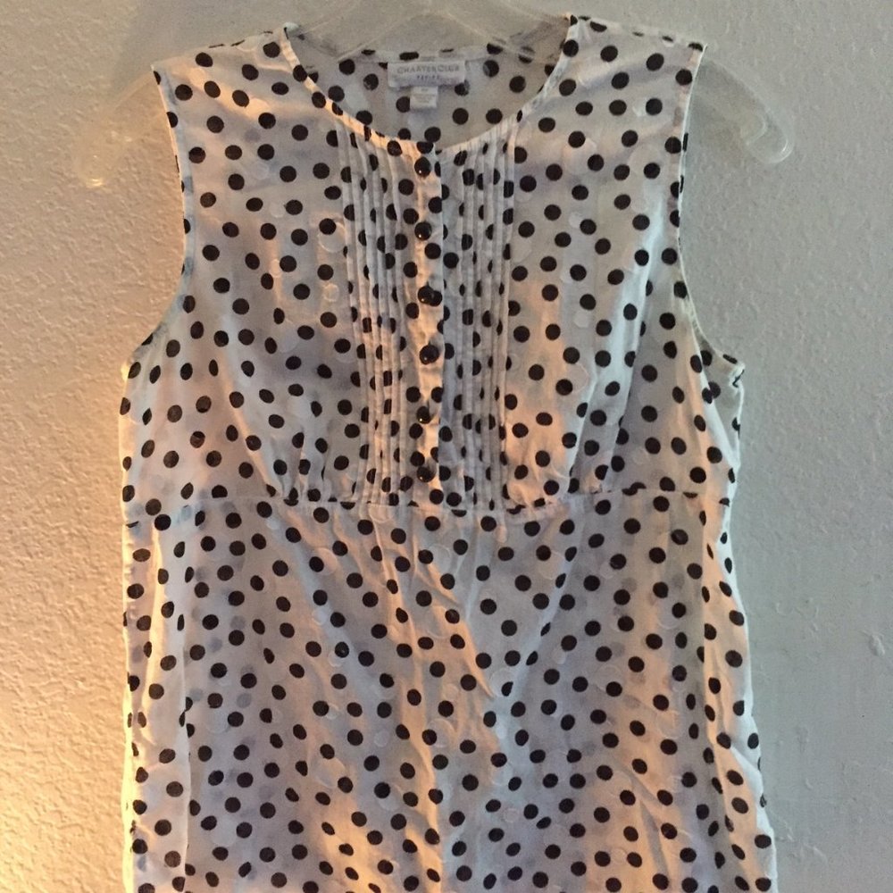Charter Club sleeveless top 4P